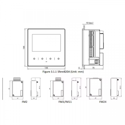 Musktool-EN50160 Report Multi-function Digital Power Meter Intelligent 3 Phase Meter Panel Instrument Class a Power Quality Analyzer