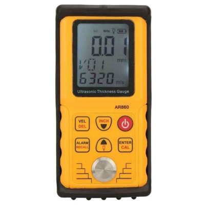 Musktool-AR860 Smart Sensor Digital Ultrasonic Thickness Gauge Tester Meter 1.00 to 300.00mm Steel Sound Velocity 1000 to 9999m/s