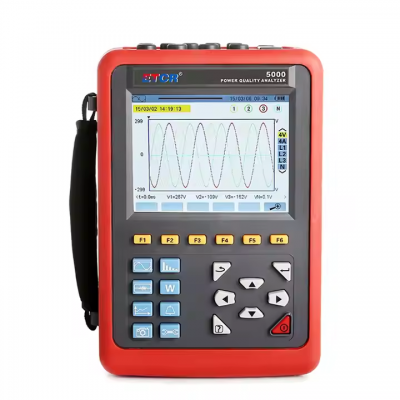 Musktool-ETCR5000 Comprehensive Analysis of Voltage Current Power and Electrical Power Quality Logger Energy Power Quality Analyzer