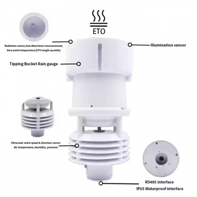Musktool-LORA LORAWAN WIFI 4G SERVER SOFTWARE RS485 MODBUS AGRO METEO WEATHER MONITORING STATION WITH OUTDOOR SENSOR WIRELESS for FARMING