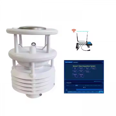 Musktool-HONDE High-precision IP65 9-in-1 Professional Weather Station Factory Direct Outdoor Environmental Monitor