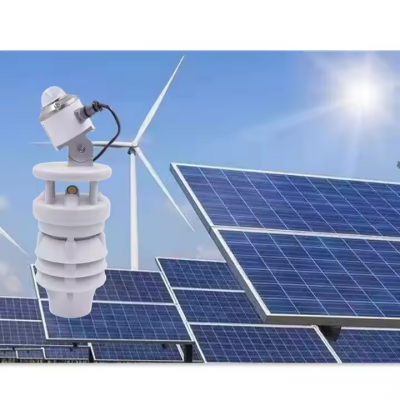 Musktool-CE Certified SDI-12 RS485 Solar Powered Weather Station LoRaWAN/GPRS/4G/WiFi Wireless for Photovoltaic Power Monitoring