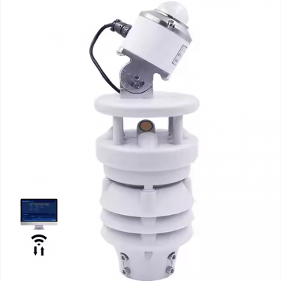 Musktool-CE Certified SDI-12 RS485 Solar Powered Weather Station LoRaWAN/GPRS/4G/WiFi Wireless for Photovoltaic Power Monitoring