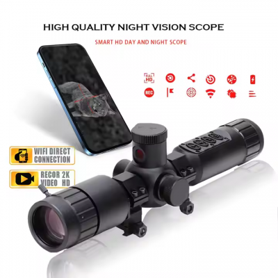 Musktool-BOO001-7-19X Hunting Night Vision Scope With Ranging Video Rec WIFI Support OEM Digital Night Vision Scope for Hunting Sight
