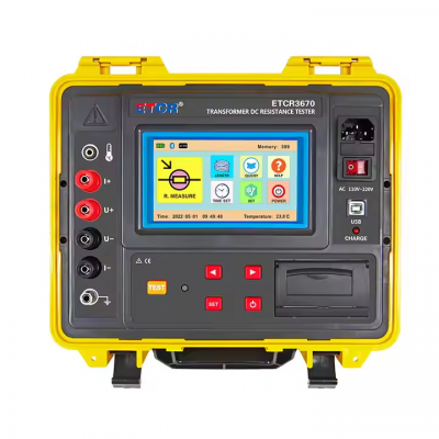 Musktool-ETCR3670 Highly Durable and Protective Transformer DC Resistance Tester for Outdoor Work