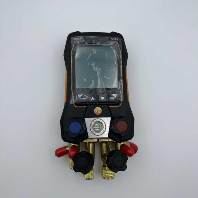 Musktool--Testo 557s Smart Vacuum Kit - Smart Digital Manifold With Wireless Vacuum and Clamp Temperature Probes