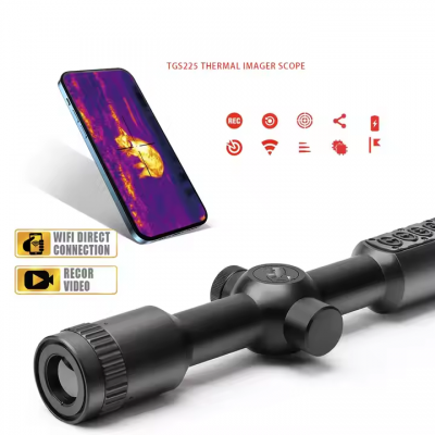 Musktool-TGS225-Best Price 384-288 Thermal Imaging Scope for Hunting Night Vision Thermal Scope for Hunting with Video Rec PIP 25Len Support OEM