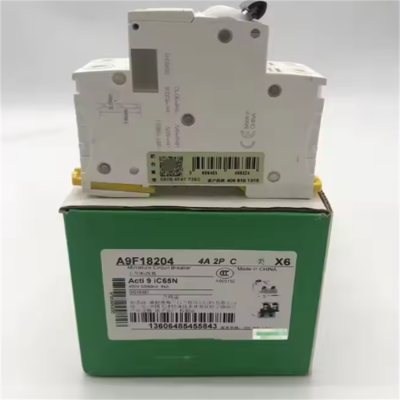 Musktool-Acti 9 IC65N Mini Breaker Tripping Curve C 2P 4A Magnetic Circuit Breaker A9F18204
