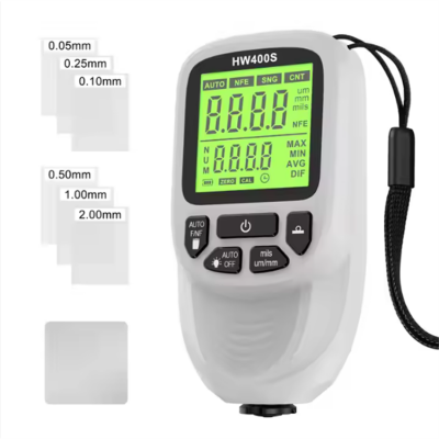 Musktool-HW-400S Car Thickness Gauge High Precision Industrial Iron Aluminum Coating Thickness Gauge Automotive Paint Thickness Gauge