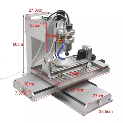 Musktool- USB port cnc milling machine 5 axis mini cnc 6040