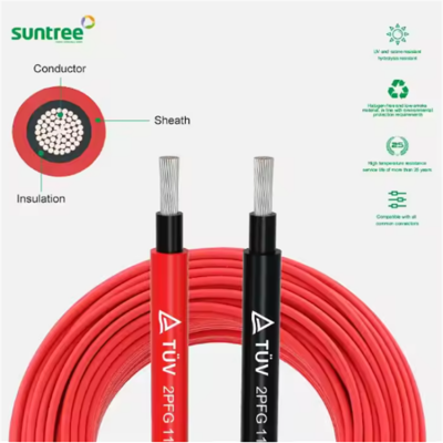 Musktool-pv-4mm-Pv Wire Cables Solar 1.2.5/4/6/0/16mm H1z2z2-k Type 5 Tinned Copper Flexible Dc Solar Cable