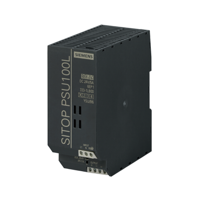 Musktool-Stock Siemens SITOP PSU100L 24V 5A Adjustable Power Supply High Quality Best Price 6EP1333-1LB00 for PLC Dedicated Controllers