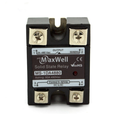 Musktool-MS-1DA4880 80 Amp DC Control Solid State Relay for AC Sealed Miniature Size Protective Feature