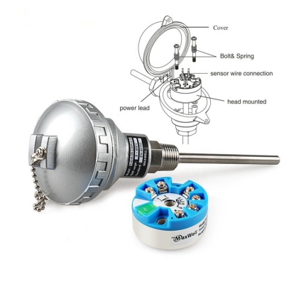 Musktool-TT-210-Universal Input Thermocouple k j s E RTD PT100 Input 4-20mA Output Smart Temperature Transmitter