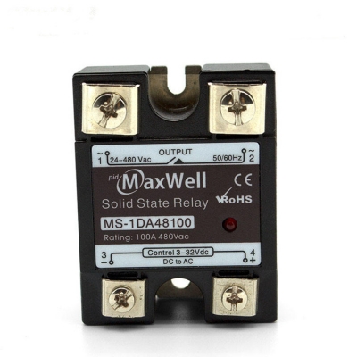 Musktool-MS-1DA48100 Miniature Single Phase Solid State Relay 100a Sealed Protection