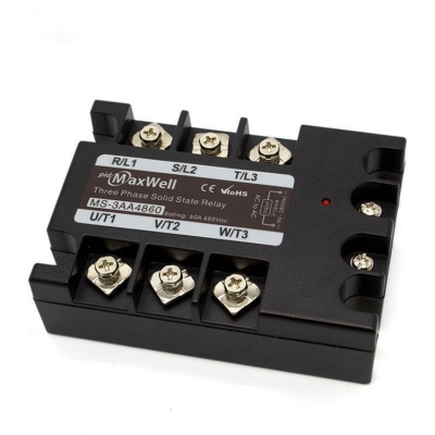 Musktool-Maxwell High Power 60amps AC Three Phase SSR MS-3AA4860 with Epoxy Protection Feature Product Category Relays