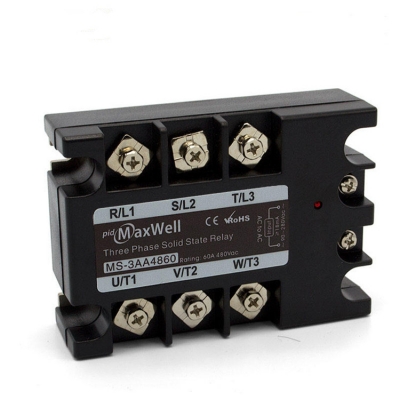 Musktool-Maxwell High Power 60amps AC Three Phase SSR MS-3AA4860 with Epoxy Protection Feature Product Category Relays
