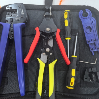 Musktool-A-2546B Solar Photovoltaic Crimping Pliers Multifunctional Wire Stripping and Crimping Pliers Connection and Crimping Tool Set