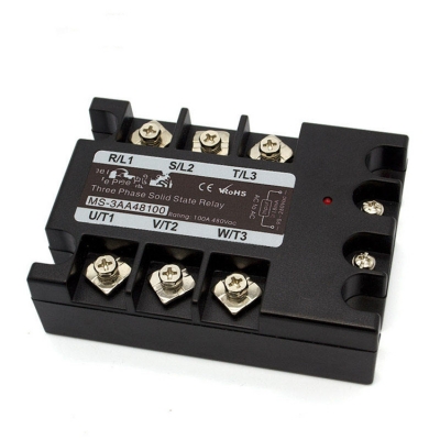 Musktool-MS-3AA48100 3-Phase 100amp Ssr High Power Ac to Ac with Epoxy Protect Feature
