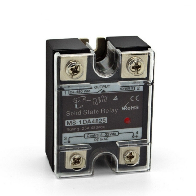 Musktool-MS-1DA4825 Replace SSR-25DA 25amps Solid State Relay with 3~32VDC Input 24~480VAC Output